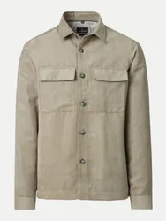 Jacke mit Veloursoptik Beige 3XL