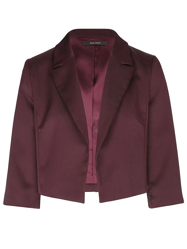 Blazer dunkelrot 40 damen - Vera Mont - FashionsVida