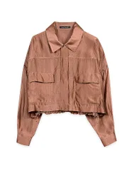Luisa Cerano Overshirt rojo 40