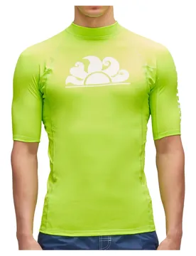 T-shirt Manches Courtes Anti-uv Upf 50 Fluo Green 01 L
