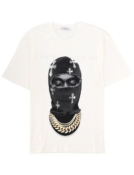 Mask Crosses-print T-shirt