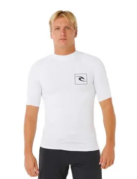 Rash Guard Manches Courtes Streamline Upf White S - Rip curl - FashionsVida