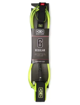 Leash De Surf Regular Diamond Flex Moulded Lime 6´0´´ unisex