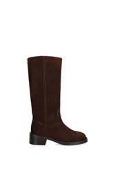 Women's 'Riggs Brown Suede' Suede Boots Size: 4 - Brown - Size: 4