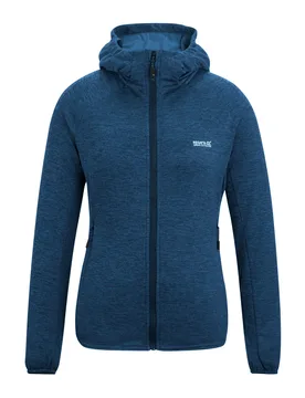 Womens/ladies Ferna Stretch Hooded Fleece Jacket (Aviator Blue) - Size 18 Uk - Regatta - FashionsVida