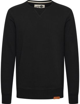 Solid Sudadera marrón / negro