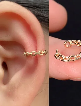 Pc Helix Cartilage Conch Fake Piercing Jewelry Adjustable Wrap Ear Cuff No Piercing Conch Tennis Cuff Earring - Aliexpress - FashionsVida