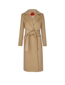 Abrigo de lana RUNAWAY camel 38