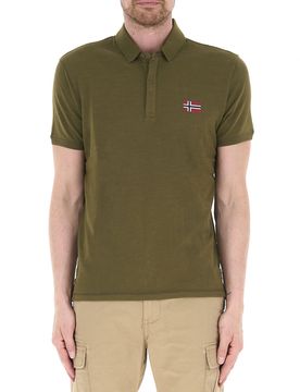 Polo maniche corte VERDE OLIVA XL