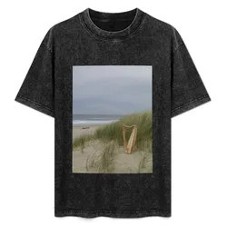 Harp at the Beach T-Shirt Large Size Breathable Tee