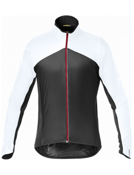 Guscio giubbino ciclismo antipioggia antivento Sirocco Jacket bianco uomo