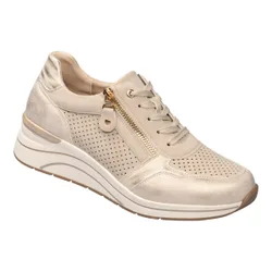 Leder-Keilsneaker "Sandra" beige 40 Damen