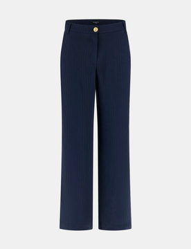 Pantalone a righe donna blu