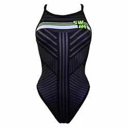 Revolution Lines Swimsuit Black S Women