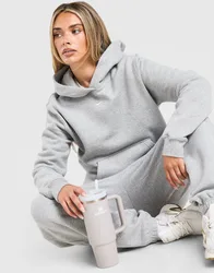Studio Fleece Hoodie - Damen, Grau - female - Size: L