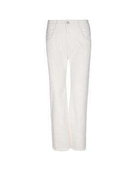 Jeans Flared Fit 7/8 LANI TWIST creme 34/L26 damen