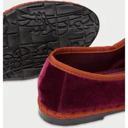 Merceditas de mujer en terciopelo