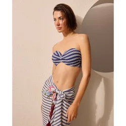Top de bikini bandeau copa D