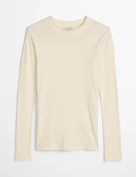 Camiseta de manga larga de canalé con tencel™ modal - MARC O'POLO - FashionsVida
