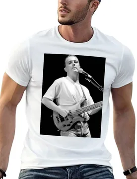 Curt Smith - BW Photograph T-Shirt mens graphic t shirts man t shirt cotton high quality t shirts for man pack cotton T-shirt - Aliexpress - FashionsVida