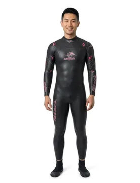 Attack 8-4mm Long Sleeve Neoprene Wetsuit Black XL Men - Sailfish - FashionsVida