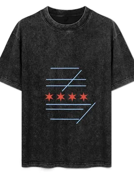 KORD Runway Map Chicago Flag T-Shirt Plus Size Lightweight Top - Aliexpress - FashionsVida