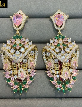 Exquisite Cubic Zirconia Earrings Luxurious Sparkly Jewelry for Dinner Party Wedding Gala Event Unique Dangle Earrings Women - Aliexpress - FashionsVida