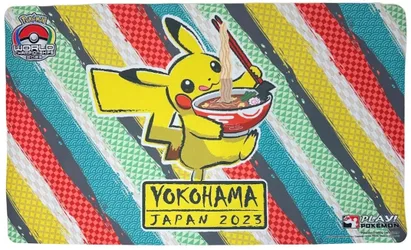 Pokemon World Championships 2023 YokohamaPlaymat - Pikachu Ramen (In Carry Bag)