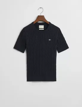 STRETCH COTTON CABLE SS C-NECK female