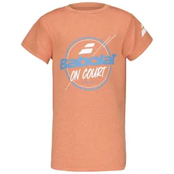Exercise Graphic Short Sleeve T-shirt Vibrant Orange Hthr 6-8 Years