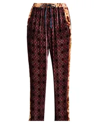 Pantalones Mujer Burdeos L,M Mujer