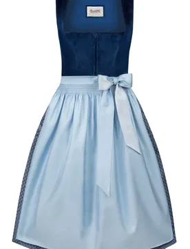 Dirndl Aida (indigo, Gr. 48) von Heimatgwand für Damen, 40% Baumwolle, 60% Polyester - Stockerpoint - FashionsVida