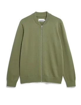 Cardigan AGAAMON olive XXL - Armedangels - FashionsVida