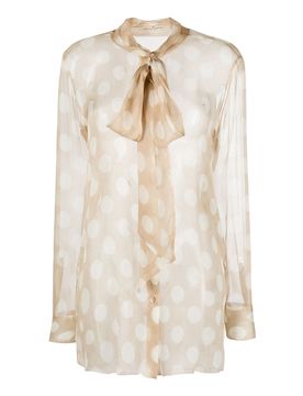 Ermanno Scervino Polka dot blouse