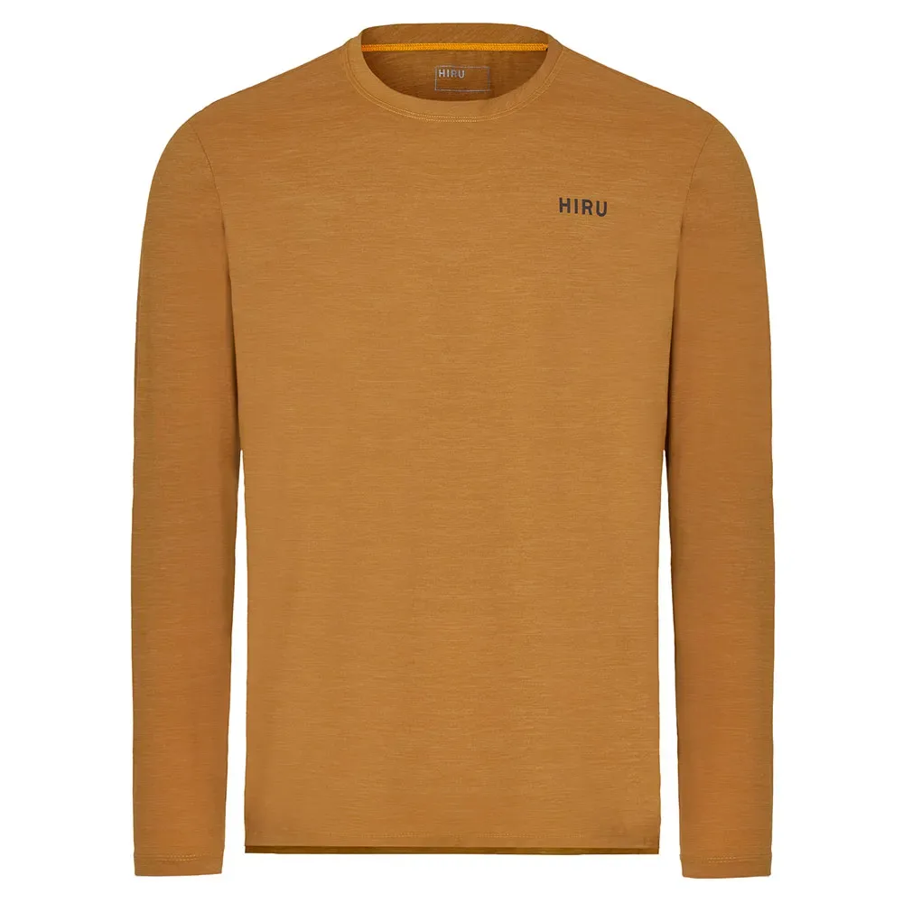 Maglietta A Maniche Lunghe Advanced Mustard - Hiru - FashionsVida