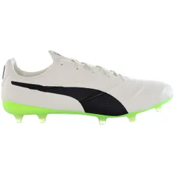 King Platinum 21 Vgn Mens White Football Boots - Size Uk 11