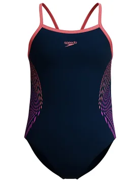 Maillot De Bain Plastisol Placement Thinstrap Muscleback - Speedo - FashionsVida