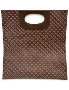 Borsa Tracolla Softy Donna Chestnut Piattina in Tessuto Softy