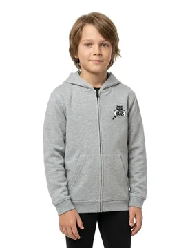 Sweat-shirt à Zip Dumpster Raccoon Cement Heather 10-12 Années Garçon,Fille - Vans - FashionsVida