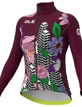 Maglia A Maniche Lunghe City Plum - Ale - FashionsVida