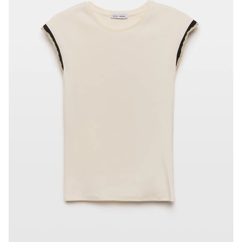 Camiseta lisa de manga corta de mujer - Easy Wear - FashionsVida