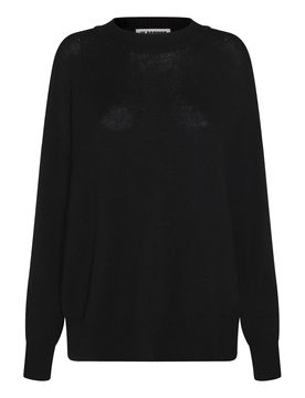 Jil Sander Maglia in cotone nero