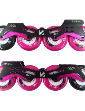 Patins à Roues Alignées Angel 4x80 Set Black / Pink 246 mm unisex
