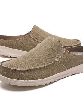 Spring and Autumn Casual Sports Shoes Men's Shoes Outdoor Walking Comfortable Canvas Slippers Baotou Slippers Minimalist Walking - Aliexpress - FashionsVida