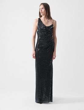 Vestido de noche negro 38