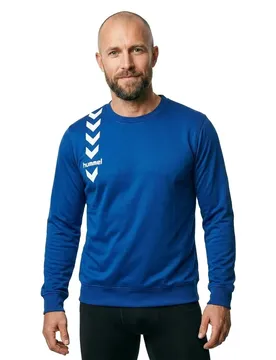 Sweat-shirt Essential Poly True Blue S Homme