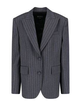 Tailored Wool Blazer Jacket for Women