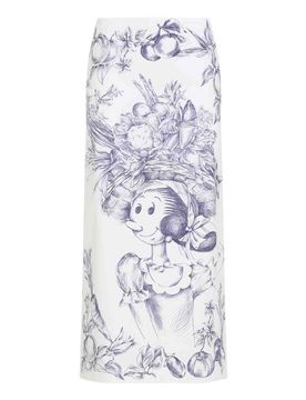 Moschino Gonna a matita stampata