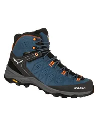 Chaussures de trekking en GORE-TEX® - Alp Trainer 2 Mid GTX M Dark Denim/Fluo Orange - Taille 44,5 - Bleu