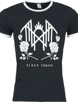 T-Shirt - Arcadia Ringer - S bis 3XL - für Männer - Größe L - schwarz - Lizenziertes Merchandise! - Männer - male - Sleep Token - FashionsVida